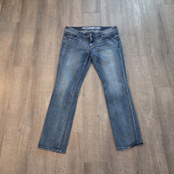 Express Stella Size 12 Skinny Jeans | Dark Wash Stretch Denim Low Rise Vintage - Picture 2 of 11